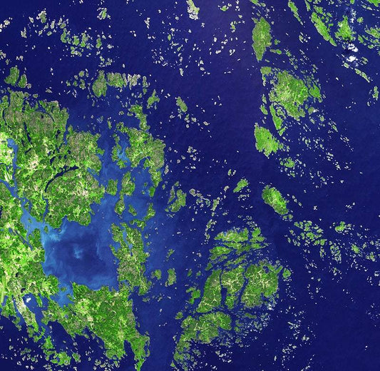 Aaland archipelago by NASA