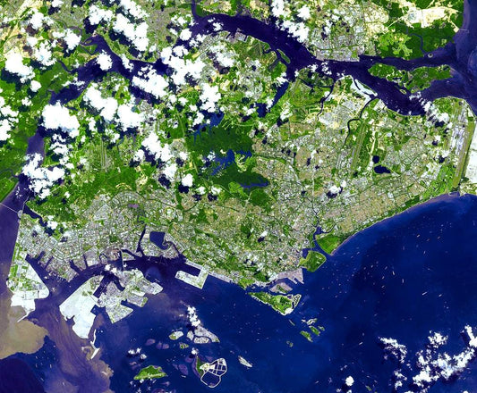 Republic of Singapore by NASA