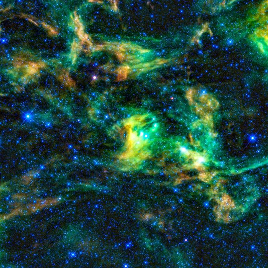 Green Nebulae by NASA