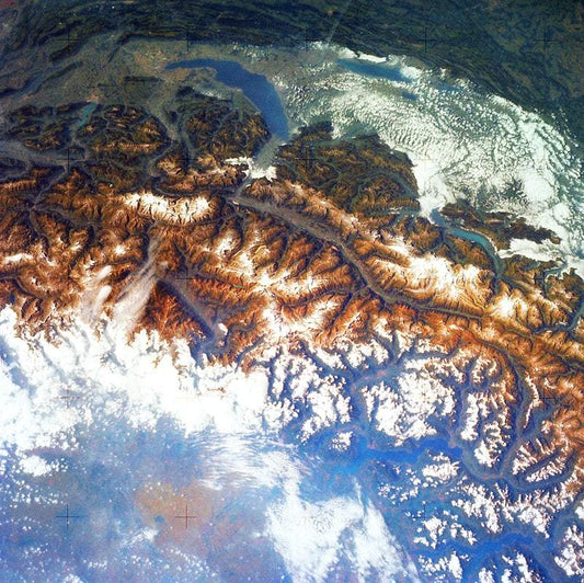 The Alps by NASA