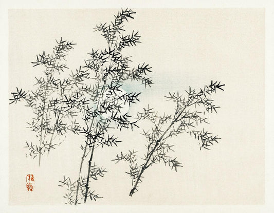 Bamboo by Kōno Bairei (1913)