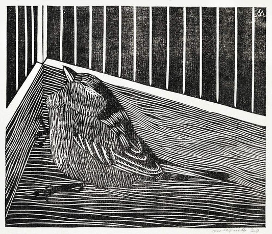 Bird in the corner of a cage (c.1914) by Samuel Jessurun de Mesquita