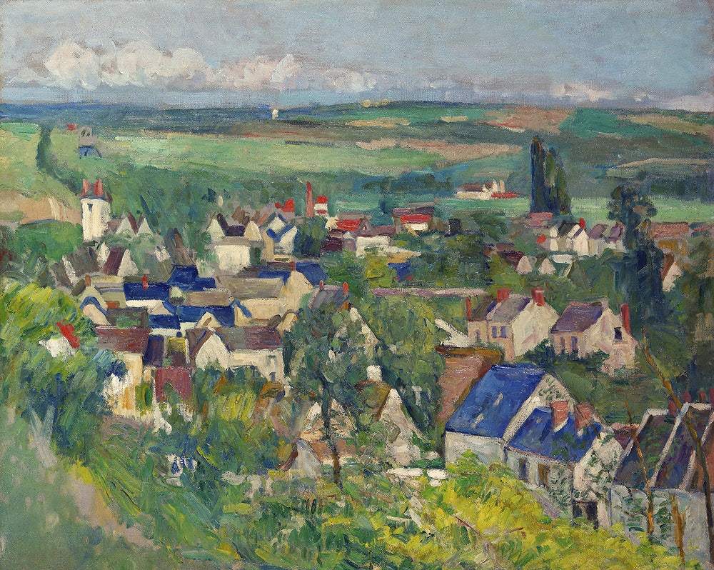 Auvers, Panoramic View (ca. 1873–1875) by Paul Cézanne