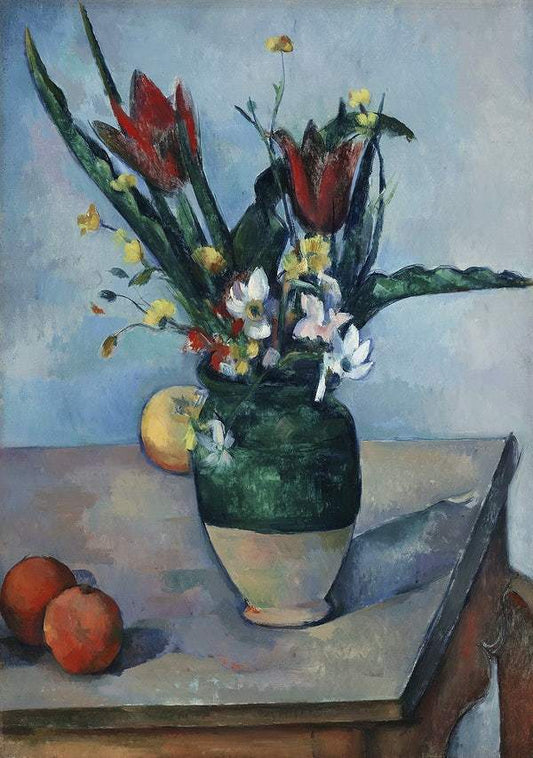 The Vase of Tulips (ca. 1890) by Paul Cézanne