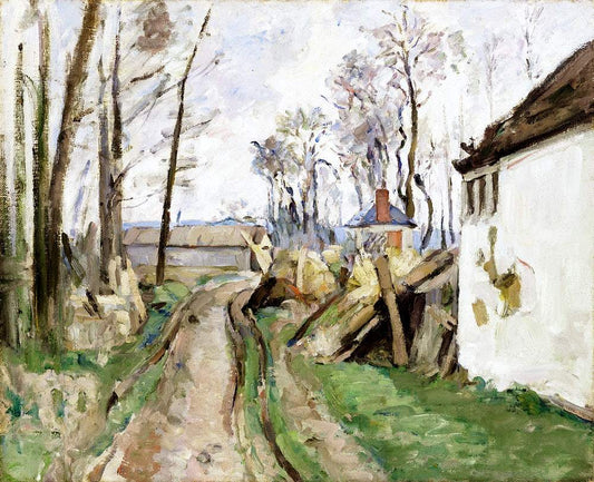 A Village Road near Auvers (ca. 1872–1873) by Paul Cézanne