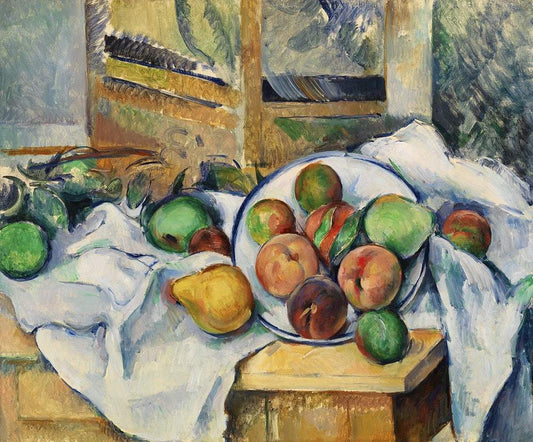 A Table Corner (Un coin de table) (ca. 1895) by Paul Cézanne