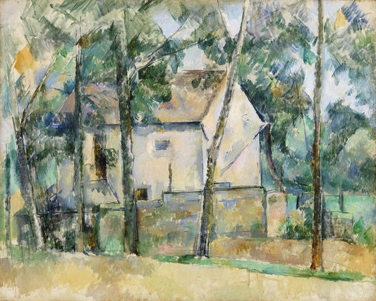 House and Trees (ca. 1888–1890) by Paul Cézanne