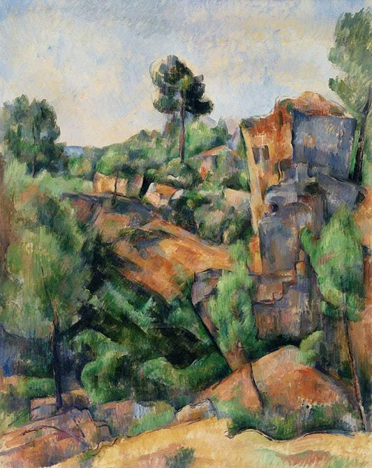 Bibémus Quarry (ca. 1895) by Paul Cézanne