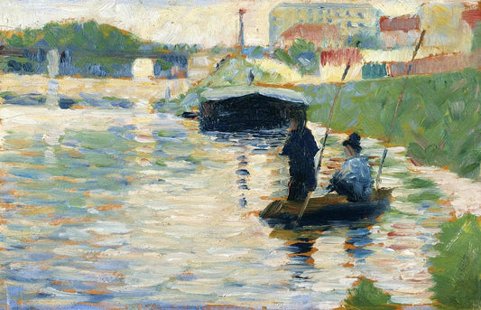 View of the Seine (ca. 1882–1883) by Georges Seurat