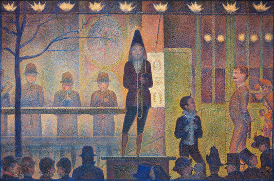 Circus Sideshow (ca. 1887–1888) by Georges Seurat