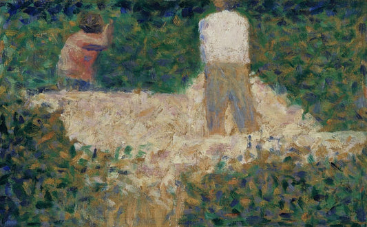 Two Stonebreakers (ca. 1881) by Georges Seurat