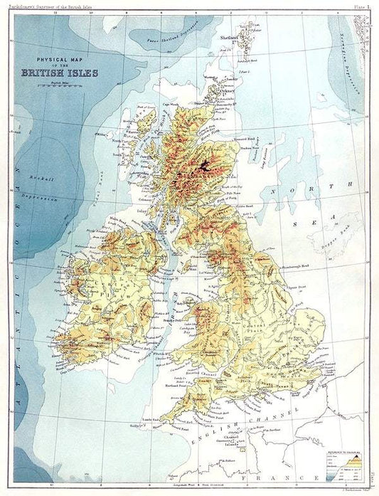 Gazetteer of the British Isles, statistical and topographical (1887) by John Bartholomew