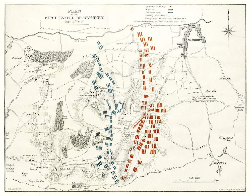 The First and Second Battles of Newbury and the Siege of Donnington Castle