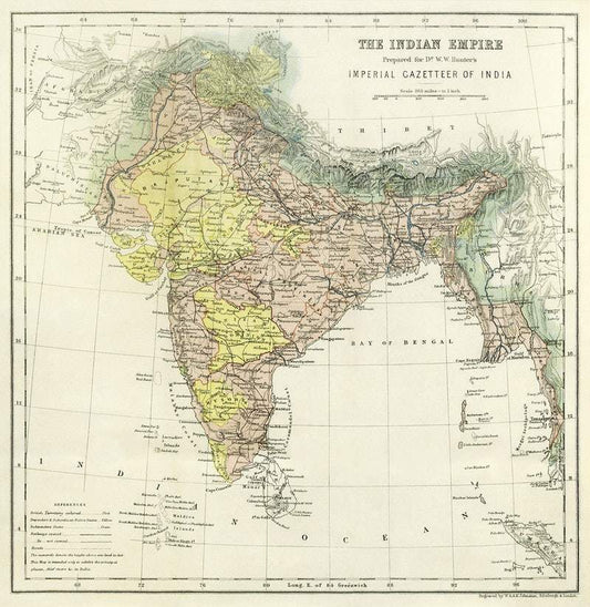 Second Edition of The Imperial Gazetteer of India (1885)