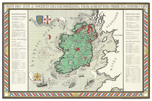 Irish Free State & Northern Ireland (1929) by MacDonald Gil