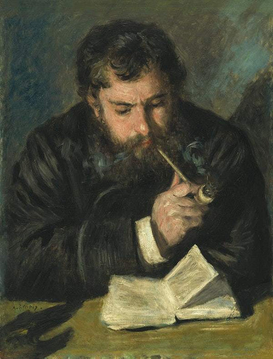 Auguste Renoir (1872) by Claude Monet