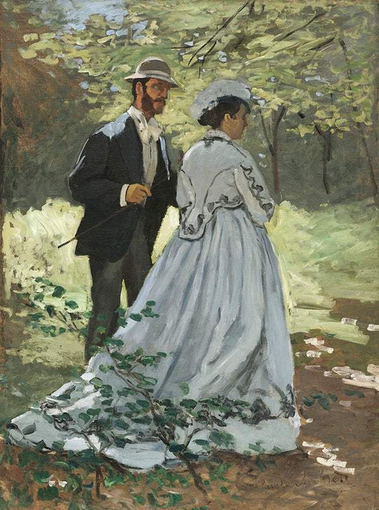 Bazille and Camille (1865) by Claude Monet