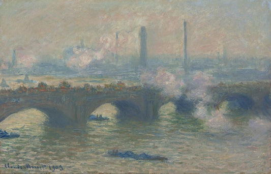 Waterloo Bridge, Gray Day (1903) by Claude Monet