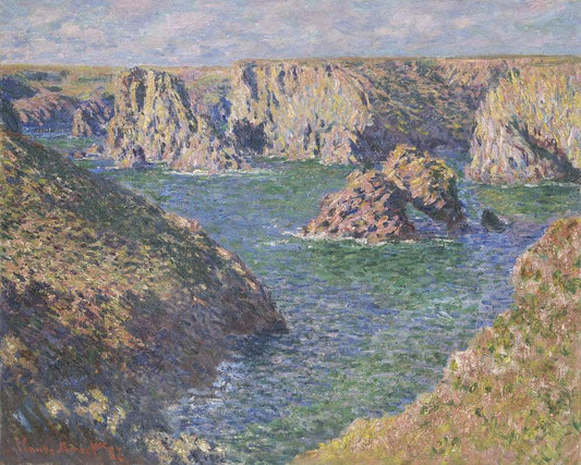 Port-Domois, Belle-Isle (1887) by Claude Monet