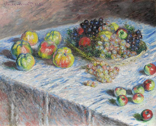 Apples and Grapes (1880) by Claude Monet