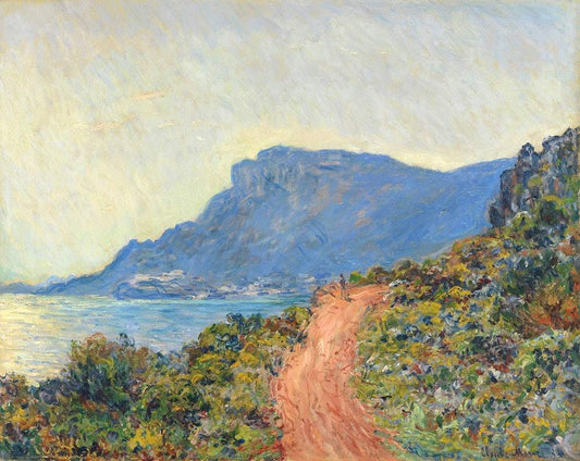 La Corniche near Monaco (1884) by Claude Monet