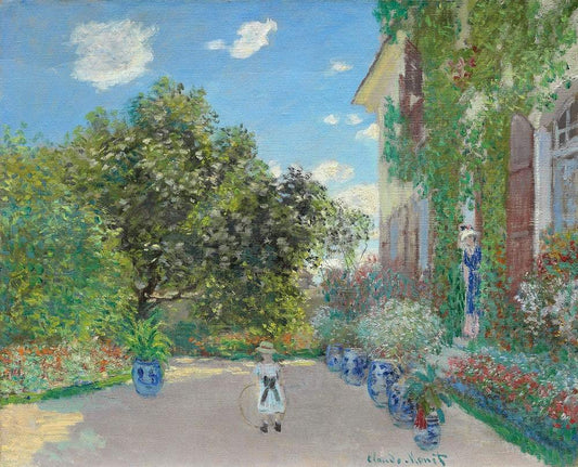 The Artist's House at Argenteuil (1873) by Claude Monet