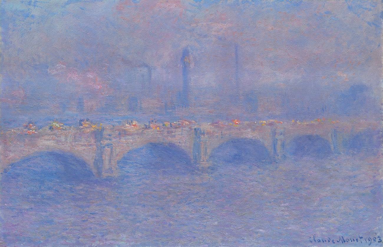 Waterloo Bridge, Sunlight Effect (1903) by Claude Monet