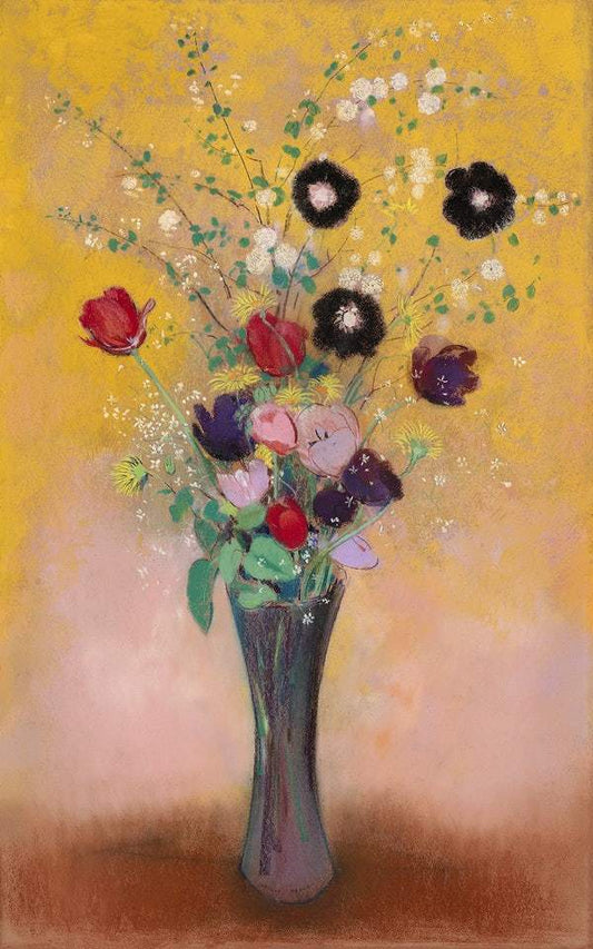 Vase of Flowers (1916) by Odilon Redon