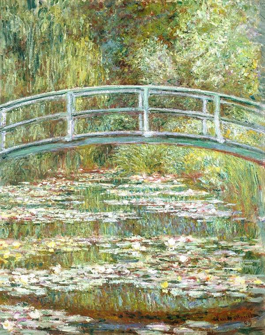 Bridge over a Pond of Water Lilies by Claude Monet