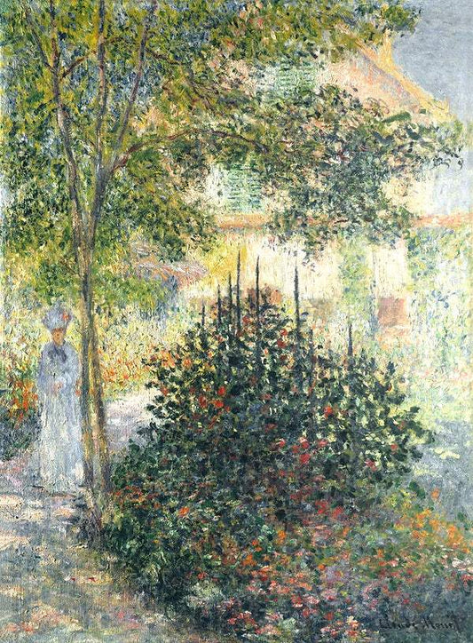 Camille Monet in the Garden at Argenteuil (1876) by Claude Monet