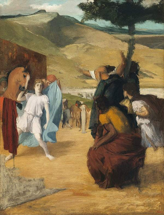 Alexander and Bucephalus (ca. 1861–1862) by Edgar Degas
