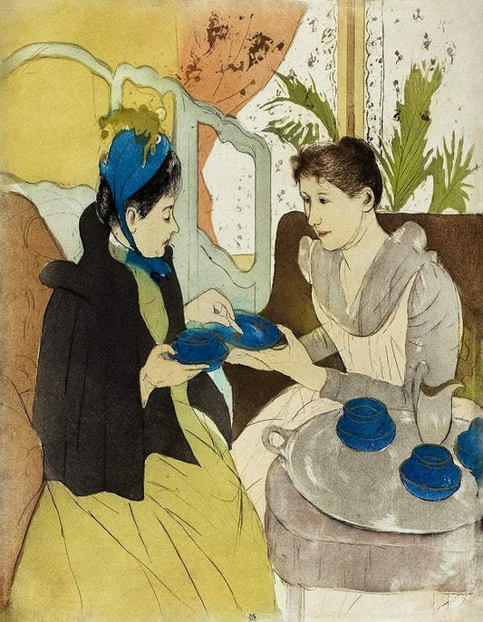 Afternoon Tea Party (1890–1891) by Mary Cassatt