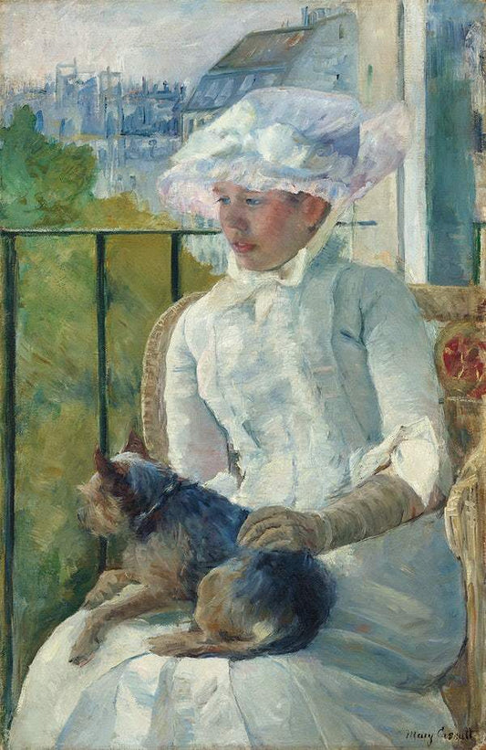 Young Girl at a Window (1883–1884) by Mary Cassatt