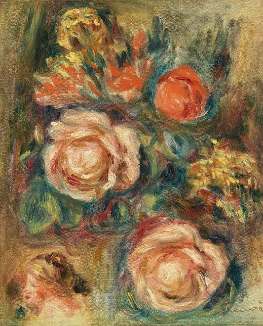 Bouquet of Roses (Bouquet de roses) (1900) by Pierre-Auguste Renoir