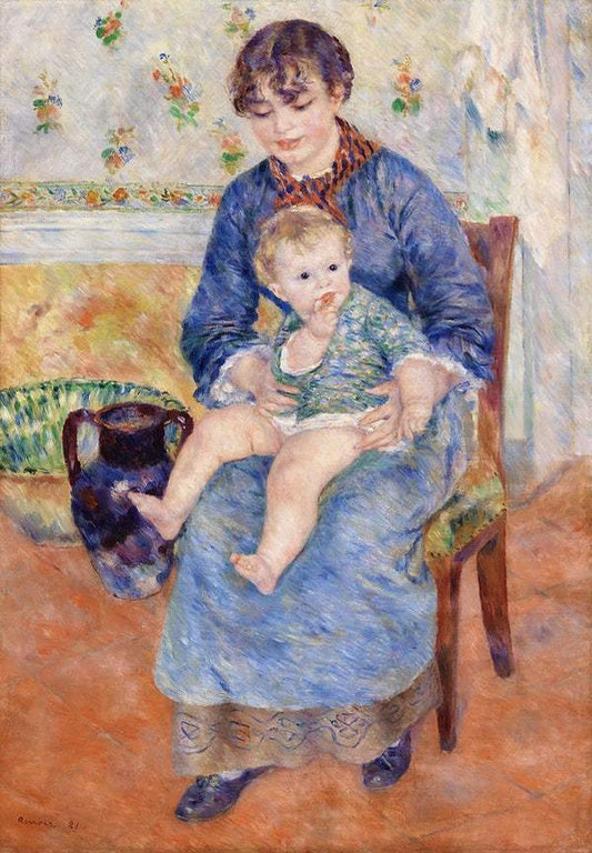 Young Mother (1881) by Pierre-Auguste Renoir