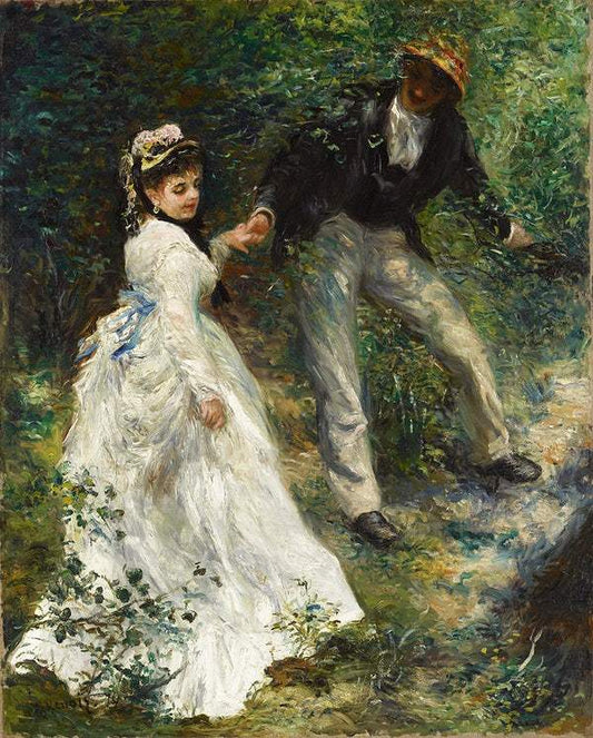 La Promenade (1870) by Pierre-Auguste Renoir