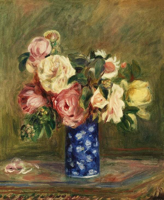 Bouquet of Roses (1882) by Pierre-Auguste Renoir