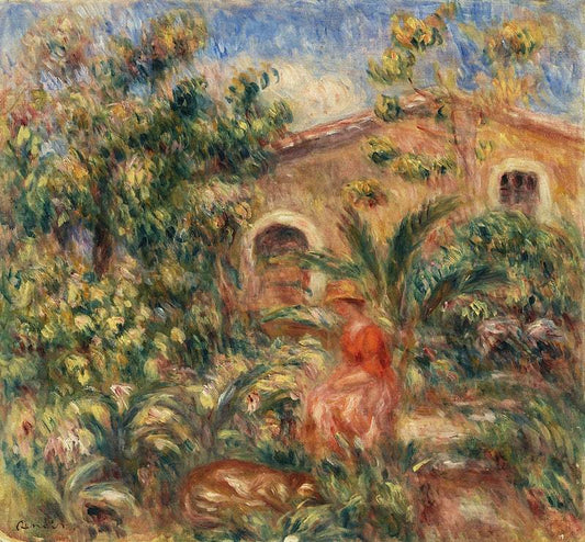 Farmhouse (La Ferme) (1917) by Pierre-Auguste Renoir