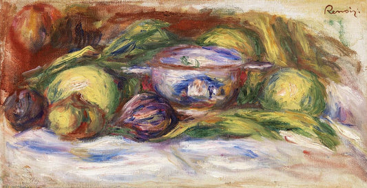 Bowl, Figs, and Apples (1916) by Pierre-Auguste Renoir