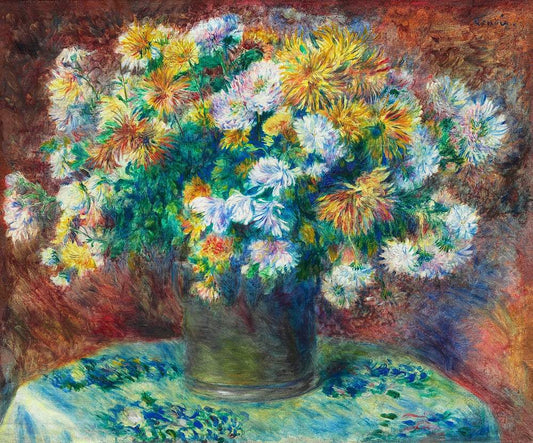 Chrysanthemums (1881–1882) by Pierre-Auguste Renoir