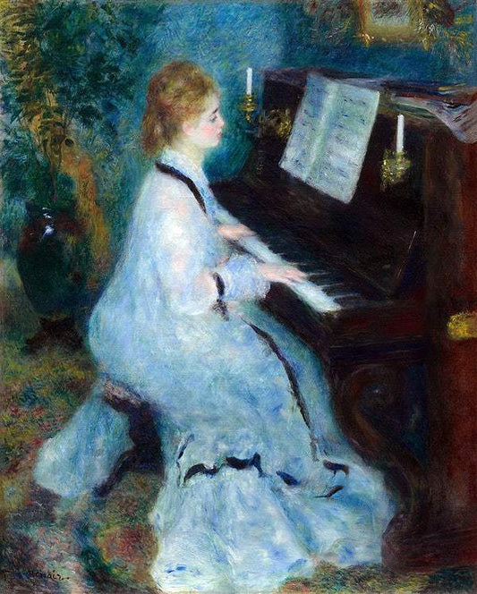 Woman at the Piano (1875–1876) by Pierre-Auguste Renoir.