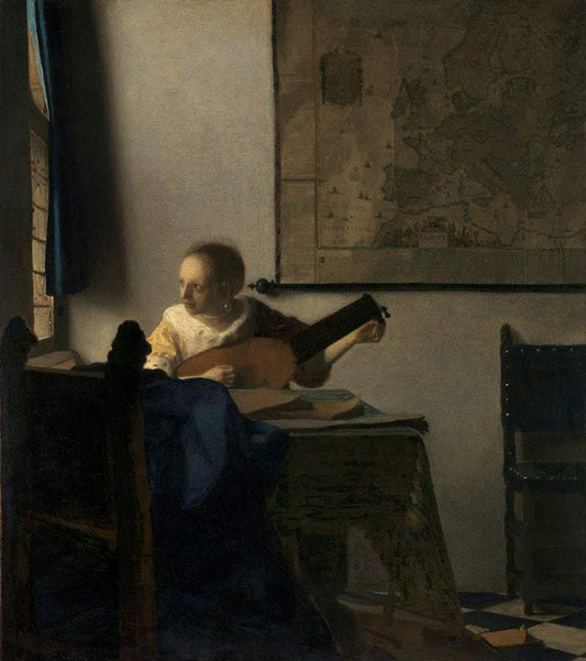 Young Woman with a Lute (ca.1662–1663) by Johannes Vermeer