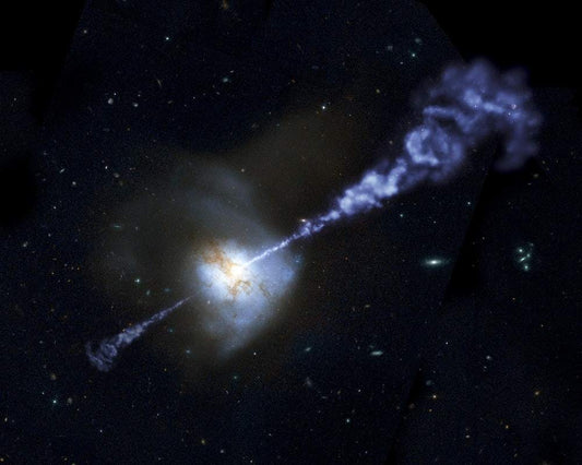 Artist Concept: Active Black Hole, by NASA