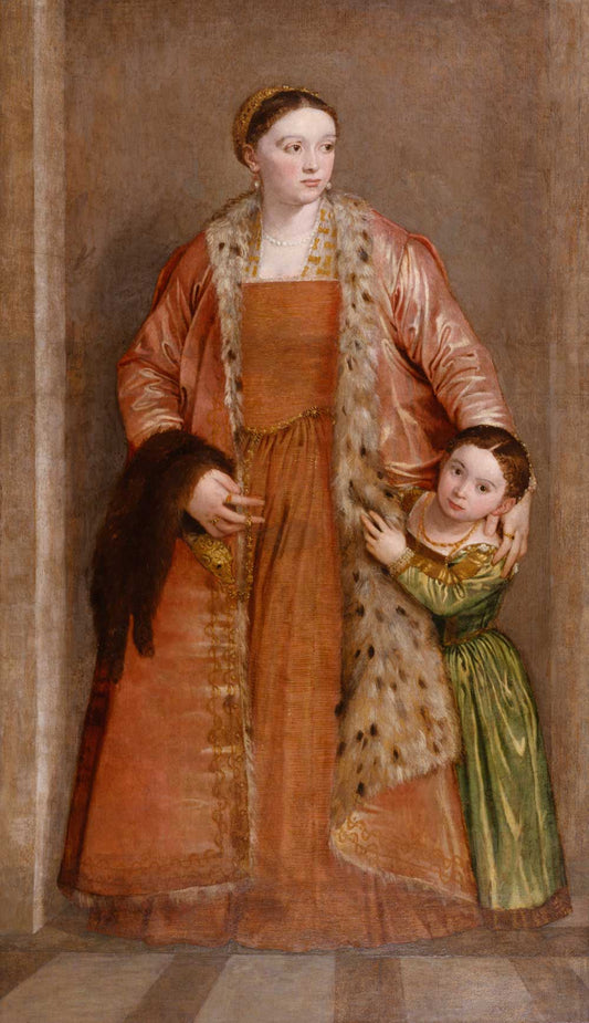 Countess and her Daughter Deidamia by Paolo Veronese 1552
