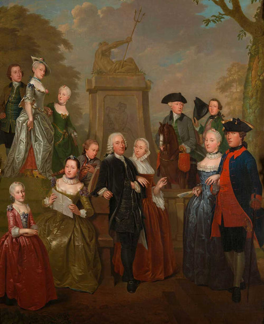 Theodorus van Vliet and Family by Jan Stolker 1734
