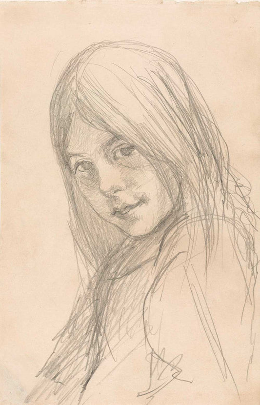A Drawing Portrait by Jozef Israëls 1834
