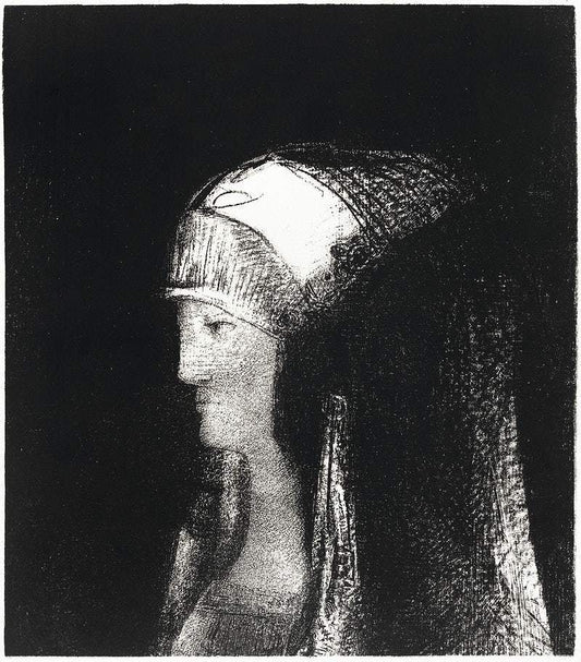 Druidesse (1891) by Odilon Redon