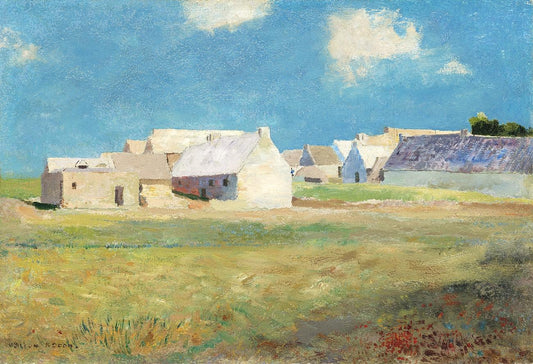 Breton Village (1890) by Odilon Redon
