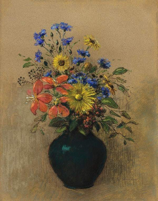 Wildflowers (1905) by Odilon Redon