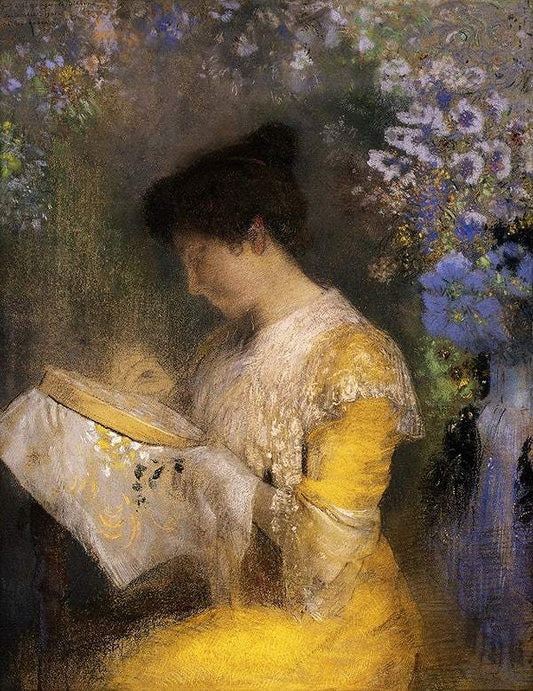Madame Arthur Fontaine (Marie Escudier, born 1865) (1901) by Odilon Redon